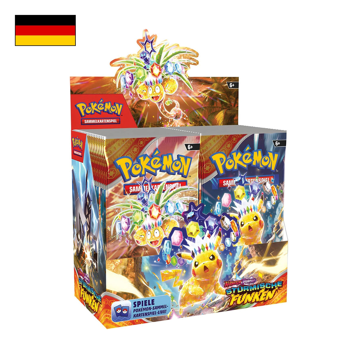 Pokémon: Stürmische Funken Display - Deutsch